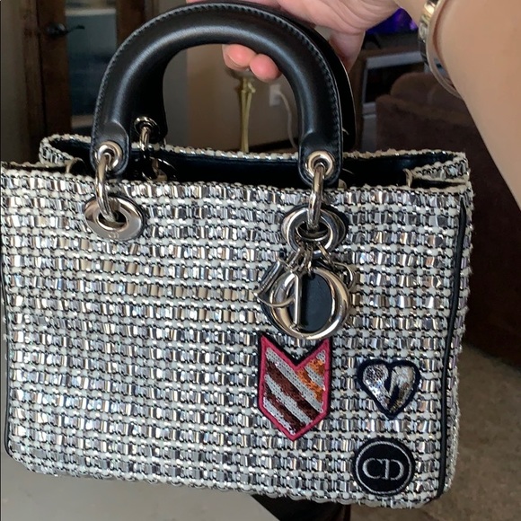 🌷SOLD🌷Christian Dior Diorissimo Metallic Tweed - Picture 2 of 16